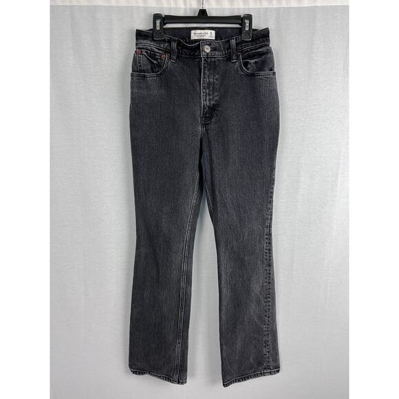 Abercrombie and Fitch Jeans 70s Vintage Flare Ultra High Rise Casual Boho Grunge - Picture 3 of 8